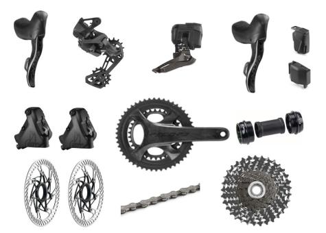 CAMPAGNOLO RECORD 13 WRL  Gruppe, Road, 2x13, 