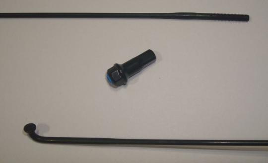 CAMPAGNOLO SHAMAL CARBON DB  Speiche, schwarz, HRrechts, 276 mm