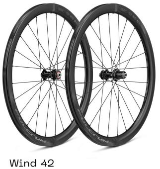 FULCRUM WIND 42 DB C23  Laufradsatz, Shimano (HG)