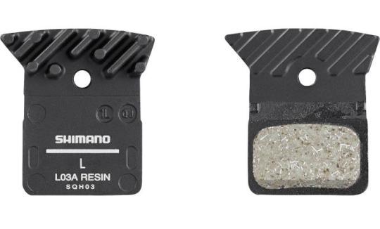 SHIMANO L03A Resin  Bremsbeläge mit Kühlrippen 