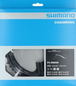 SHIMANO ULTEGRA (FC-R8000)  Kettenblatt, 53 Zähne (53 auf 39)