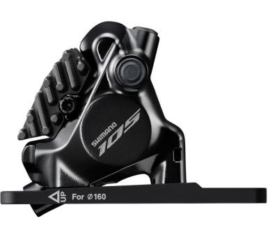 SHIMANO 105 (BR-R7170)  Bremskörper, VR, schwarz, mit befüllter Bremsleitung 