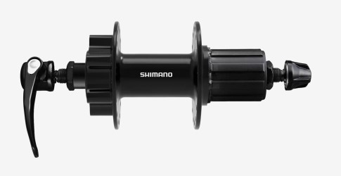 SHIMANO CUES (FH-QB400-HM)  Hinterradnabe, Disc 6Loch, schwarz, 