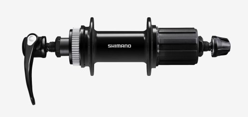 SHIMANO FH-QC400-HM  Hinterradnabe, CenterLock, schwarz, 