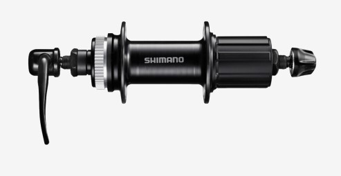 SHIMANO FH-QC300-HM  Hinterradnabe, CenterLock, schwarz, 