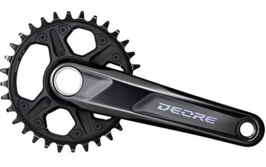 SHIMANO DEORE (FC-M6100)  Kurbelsatz, schwarz, 12fach, 32 Zähne, 