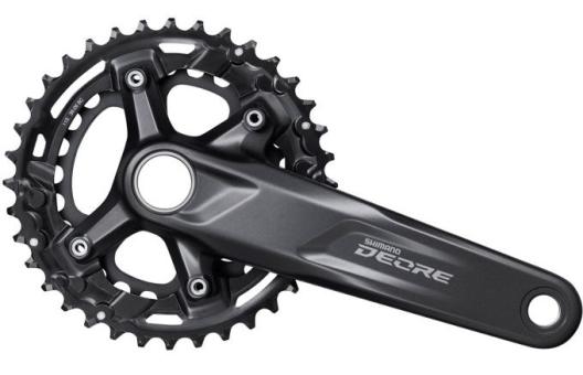 SHIMANO DEORE (FC-M5100)  Kurbelsatz, schwarz, 11fach, 26 - 36 Zähne, 175 mm
