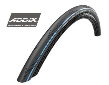 SCHWALBE ONE Tube Type  Faltreifen, blaue Streifen, 