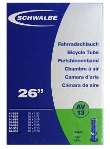 SCHWALBE AV13  Schlauch, 26", Autoventil (40 mm) 