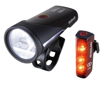 SIGMA SPORT AURA 100 USB / BLAZE LINK USB  Beleuchtungsset, 100 Lux 