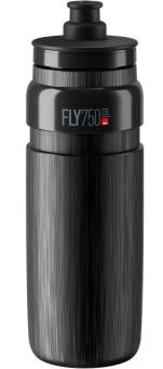 ELITE FLY TEX  Trinkflasche, schwarz, 750 ml