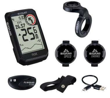 SIGMA SPORT ROX 4.0 ENDURANCE  Fahrradcomputer, Sensor-Set, schwarz 