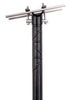 TUNE LEICHTES STÜCK  Sattelstütze, schwarz, 340 mm, 27,2 mm 