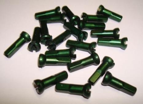 SAPIM POLYAX  Speichennippel aus Aluminium, 14 mm, grün 