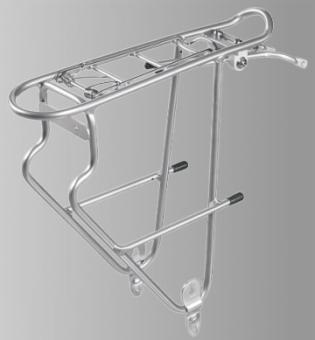 ERGOTEC RC 508 S  Gepäckträger, silber 