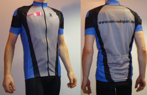 SMI TEAM  Trikot, blau-schwarz-silber, 