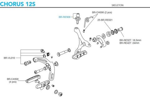 CAMPAGNOLO Bremsgummi 
