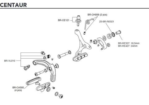 CAMPAGNOLO CENTAUR  Bremszugstellschraube 