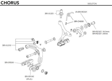 CAMPAGNOLO Rückstellfeder für Bremse (BR-CH006) 
