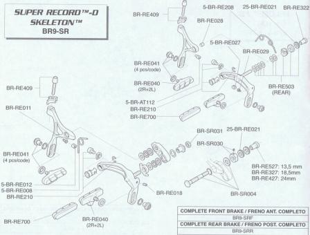 CAMPAGNOLO Einstellschraube für Bremse 