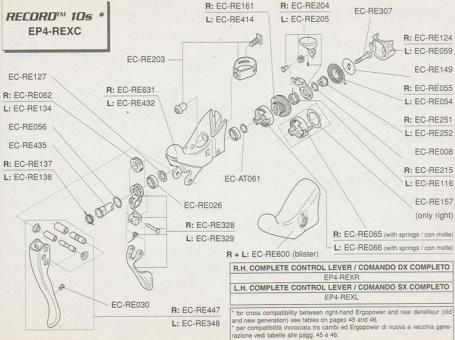 CAMPAGNOLO Kompensationsfeder für Ergopower, links 