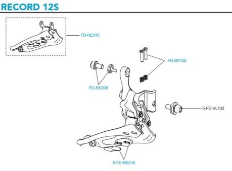 CAMPAGNOLO RECORD  Kabelklemmschraube mit Scheibe 