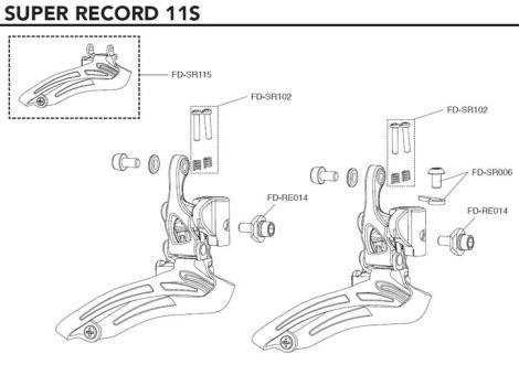 CAMPAGNOLO Anschlagschrauben für Umwerfer 