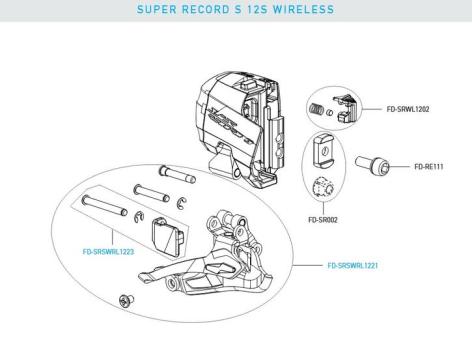 CAMPAGNOLO SR-S WRL 12s Umwerferkäfig 