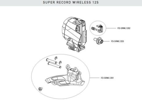 CAMPAGNOLO Super Record WL 12s Umwerferkäfig 