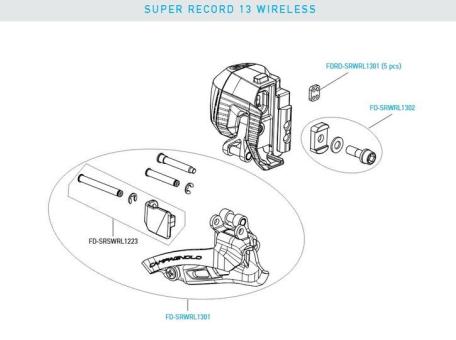 CAMPAGNOLO Befestigungsschraube, titan 