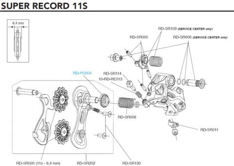 CAMPAGNOLO Indexring für Schaltwerk 