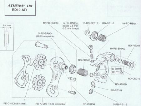 CAMPAGNOLO ATHENA  Rahmengegenhalter 