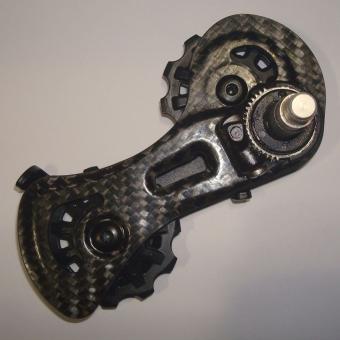 CAMPAGNOLO SUPER RECORD 2011  Schaltschwinge, Carbon, kurz 