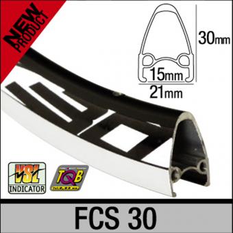 AMBROSIO FCS 30  Drahtreifen-Felge, schwarz, 