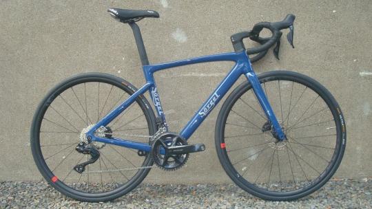SÖRGEL C0.9 DISC Carbon Rennrad, blau-cool grey, 