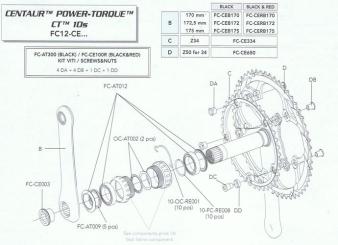 CAMPAGNOLO CENTAUR 2012  CT-Kettenblatt, 50 Z. 