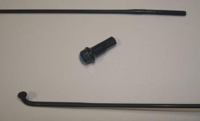 CAMPAGNOLO SHAMAL CARBON DB  Speiche, schwarz, 