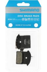 SHIMANO Bremsbeläge J03A-Resin, mit Kühlrippen 