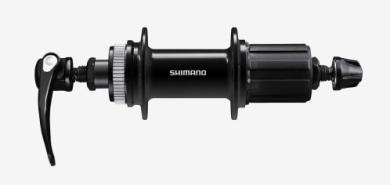 SHIMANO FH-QC400-HM  Hinterradnabe, CenterLock, schwarz, 