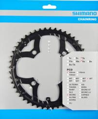 SHIMANO DEORE (FC-M590)  Kettenblatt, schwarz, 48 Z., 4-Arm 