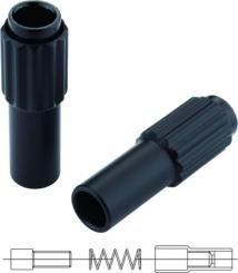 TRIVIO MINI INLINER  Schaltzugeinsteller, schwarz 