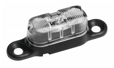 B&M TOPLIGHT LINE SMALL  LED-Dynamo-Rücklicht, Klarglas 