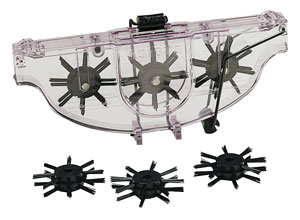 ASISTA Kettenreinigungsgerät mit 3 Bürsten 