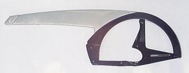 HORN CATENA  Kettenschutz bis 44 Z., silber-schwarz 