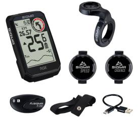 SIGMA SPORT ROX 4.0 ENDURANCE  Fahrradcomputer, Sensor-Set, schwarz 