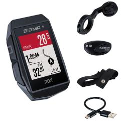 SIGMA SPORT ROX 11.1 EVO  Fahrradcomputer, HR-Set, schwarz 