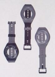 POLAR Armbänder aus Kunststoff, gelb-schwarz, 3 Stück 