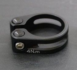 ACOR Sattelstützklemme, schwarz, 