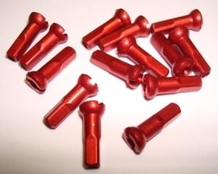 SAPIM POLYAX  Speichennippel aus Aluminium, 14 mm, rot 