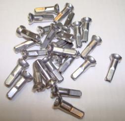 SAPIM POLYAX  Speichennippel aus Aluminium, 14 mm, silber 